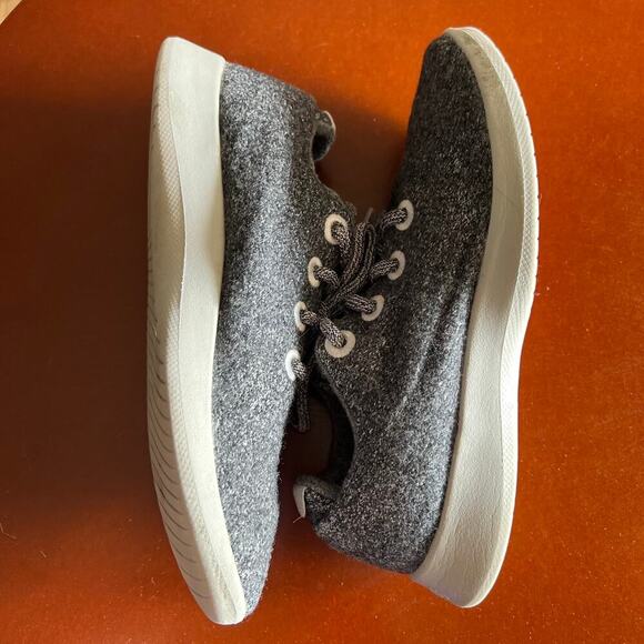 Allbirds Merino Wool Gray Runners Lace Up Women’s Sneakers 8 - Picture 7 of 12